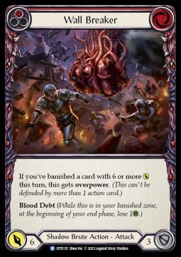 Wall Breaker (Red) (Rainbow Foil) - Dusk till Dawn (Rare) [DTD-115]