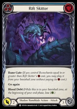 Rift Skitter (Blue) (Regular) - Dusk till Dawn (Common) [DTD-154]