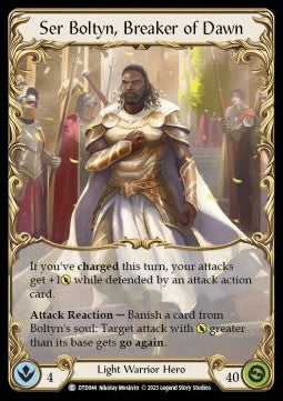 Ser Boltyn, Breaker of Dawn (Regular) - Dusk till Dawn (Common) [DTD-044]