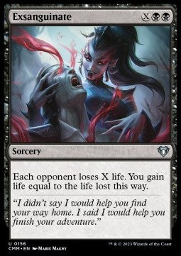 Exsanguinate - Commander Masters (Uncommon) [CMM-156]