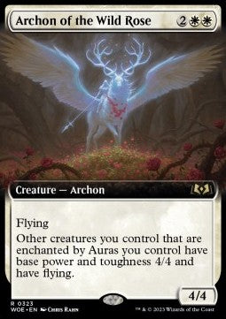 Archon of the Wild Rose - Wilds of Eldraine: Extras (Rare) [XWOE-323]
