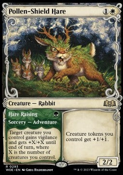 Pollen-Shield Hare // Hare Raising - Wilds of Eldraine: Extras (Rare) [XWOE-293]