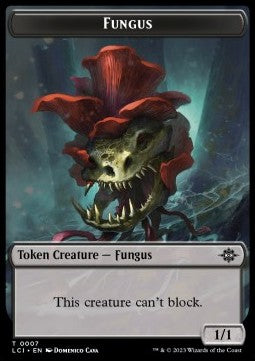 Fungus Token (Black 1/1) - The Lost Caverns of Ixalan: Tokens (Token) [TLCI-T07]