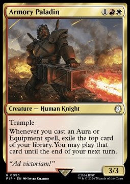 Armory Paladin - Universes Beyond: Fallout (Rare) [PIP-93]