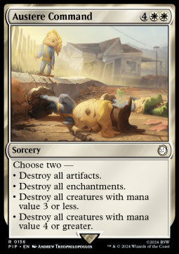 Austere Command - Universes Beyond: Fallout (Rare) [PIP-156]