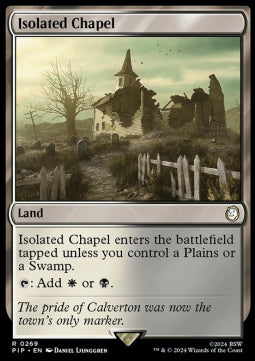 Isolated Chapel - Universes Beyond: Fallout (Rare) [PIP-269]