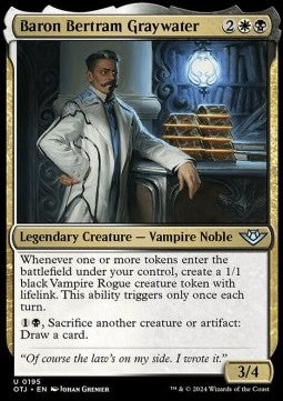 Baron Bertram Graywater - Outlaws of Thunder Junction (Uncommon) [OTJ-195]