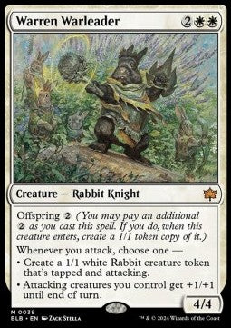 Warren Warleader - Bloomburrow (Mythic) [BLB-38]