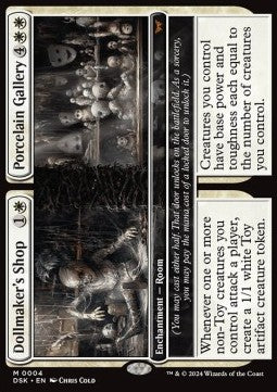 Dollmaker's Shop // Porcelain Gallery - Duskmourn: House of Horror (Mythic) [DSK-4]