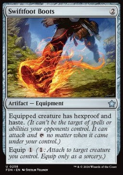 Swiftfoot Boots - Magic: The Gathering Foundations (Uncommon) [FDN-258]