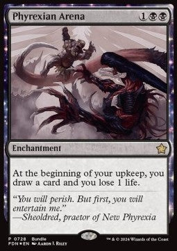 Phyrexian Arena - Magic: The Gathering Foundations: Promos (Rare) [PFDN-728]