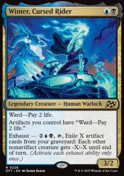 Winter, Cursed Rider - Aetherdrift (Rare) [DFT-228]