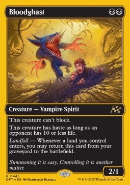 Bloodghast (V.1) - Aetherdrift: First-Place (Rare) [DFTFP-445]