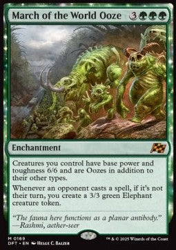 March of the World Ooze - Aetherdrift (Mythic) [DFT-169]