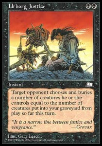 Urborg Justice - Weatherlight (Rare)