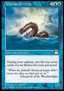 Tolarian Serpent - Weatherlight (Rare)